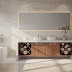 Dekton Bergen Stonika Xgloss / The beauty of its grayish veins with sculptural.