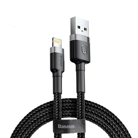 Charge your lighting device at the fastest possible speed with this premium endeavour braided lighting usb cable. BASEUS CAFULE LIGHTNING USB CABLE - Alis Stores