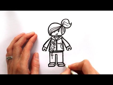 how to draw wyldstyle from the lego movie