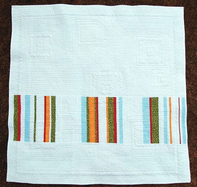 Geometric Block Quilt 04