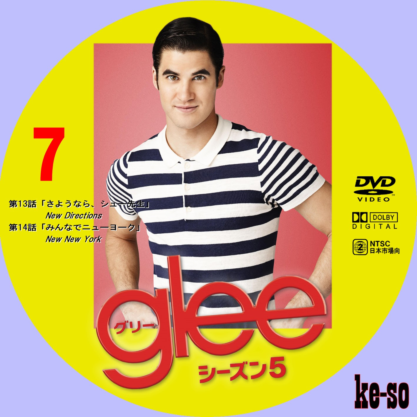 メジャーじゃないdvdラベル ｇｌｅｅ グリー シーズン５