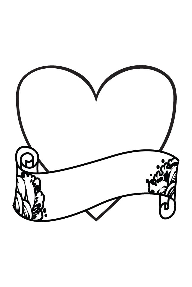 Heart Drawings With Flames Clip Art Library