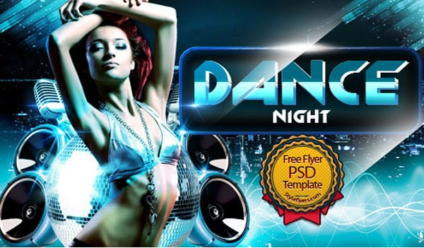 Dance-Night-Free-Psd-Flyer