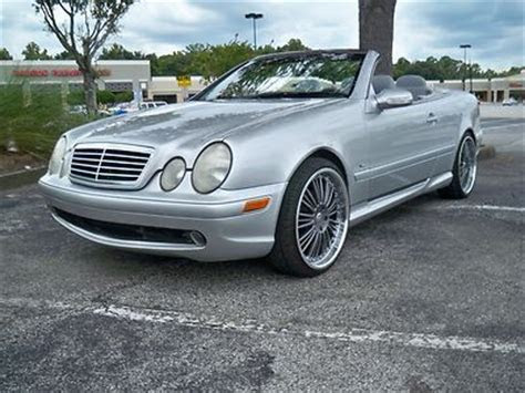 purchase   mercedes clk  convertibleonly