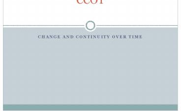 Continuity and Change Over Time Period 4 Chart