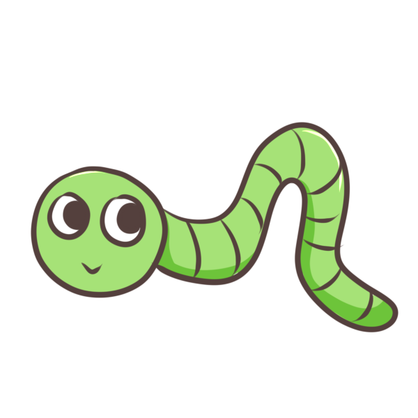 アオムシのイラスト かわいいフリー素材が無料のイラストレイン