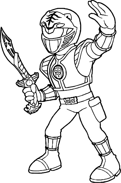 Power Rangers Coloring Pages