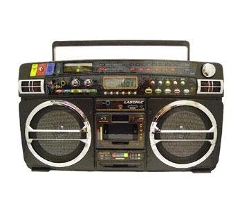 Lasonic i-931X Old School Ghetto Blaster High Performance Boombox with iPod & iPhone Dock, USB, SD, MMC Slot and Wireless Remote Control
