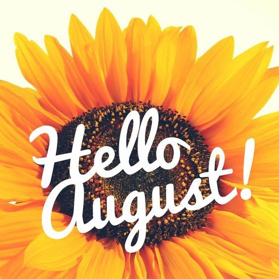 Sunflower Hello August Image Pictures, Photos, and Images
