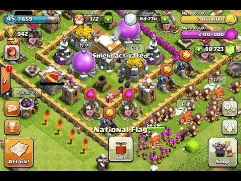Clash Of Clans 9.256.19 Unlimited Mod Hack APK!