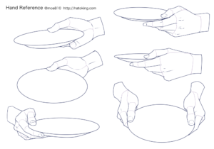 手のイラスト資料集 Hand Reference Hato King