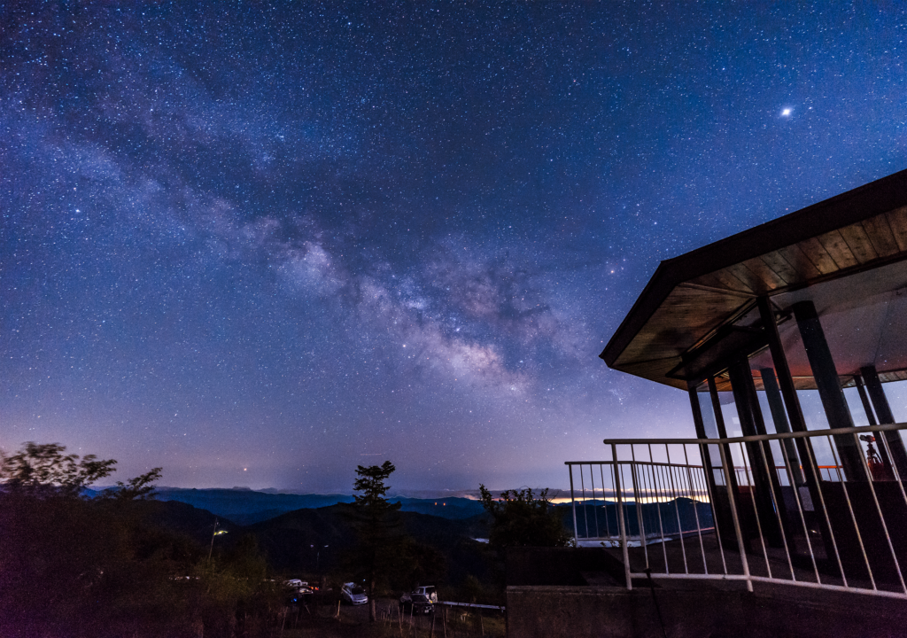 日本一と言われる阿智村の星空を紹介します 高嶺展望台編 星空マップその2 けーすけつぼひブログ 星と写真と車中泊