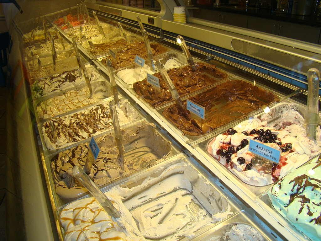 Gelato for the first time YUM