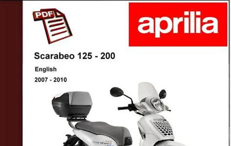 Reading Pdf aprilia scarbeo 125 200 workshop repair manual download Loose Leaf PDF