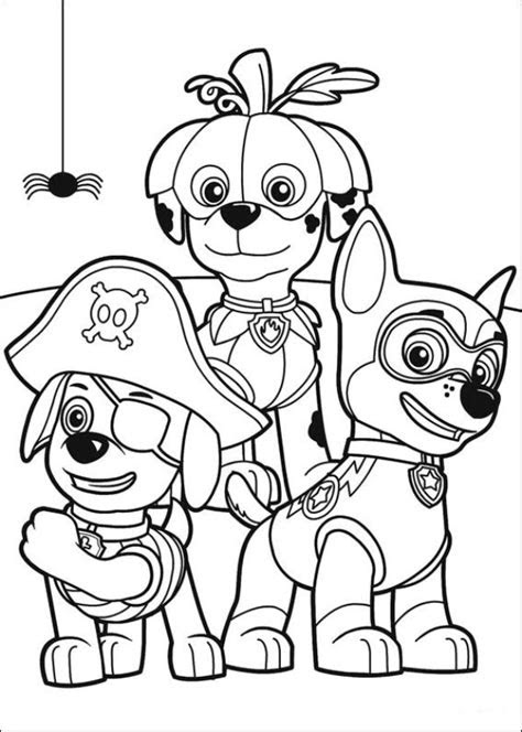 kids  fun kleurplaat paw patrol paw patrol