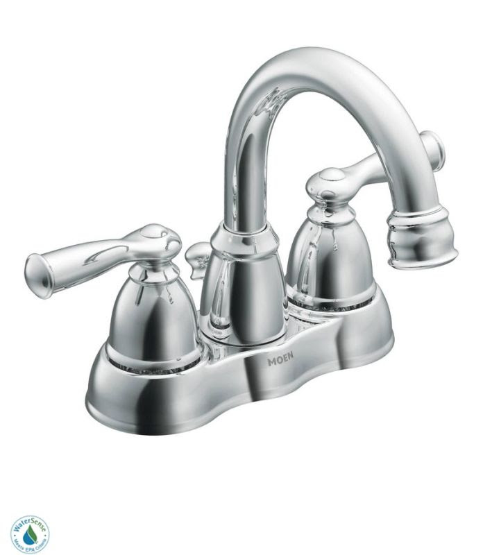 Moen CA84913 Chrome Double Handle Centerset Bathroom ...