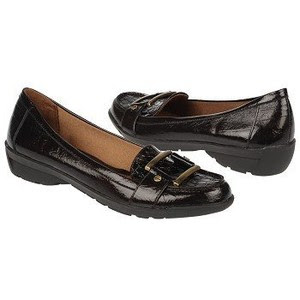 LIFESTRIDE-Size-6-5-Brown-Patent-Loafers-Shoes-Flat-New-x-aerosoles ...