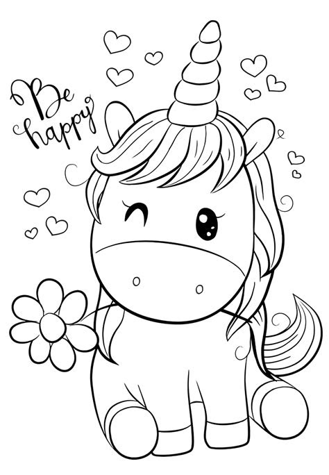  cute unicorn coloring pages youloveitcom cute unicorn coloring pages