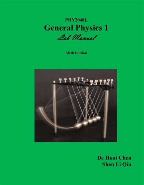 eBook General Physics Laboratory Manual Volume 1