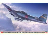 Hasegawa 1/32 Mitsubishi A6M5c ZERO FIGHTER (ZEKE) TYPE 52 Hei "252nd Flying Group" w/ Air-to-Air Bombs(08257) English Color Guide & Paint Conversion Chart - i0