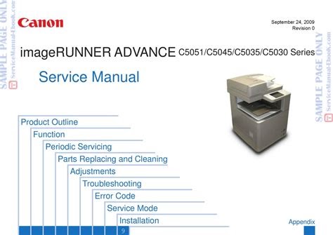 eBook Canon Ir 2016 Copier Service Manualing