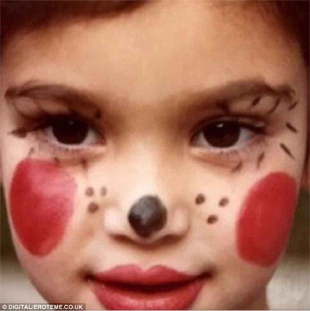 The birthday girl is 34: On Tuesday Kris Jenner shared this throwback photo of Kim Kardashian when she was around the age of two to wish her daughter a good year ahead