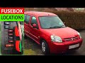 Citroen Berlingo 1 9D Fuse Box Diagram