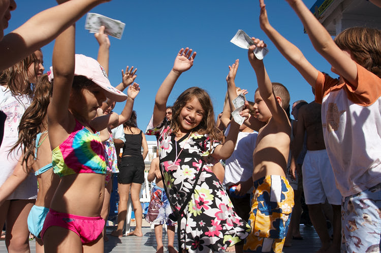 Happy 7 year old Eden Jurick dancing up a storm, New York Photographer, Michael Jurick
