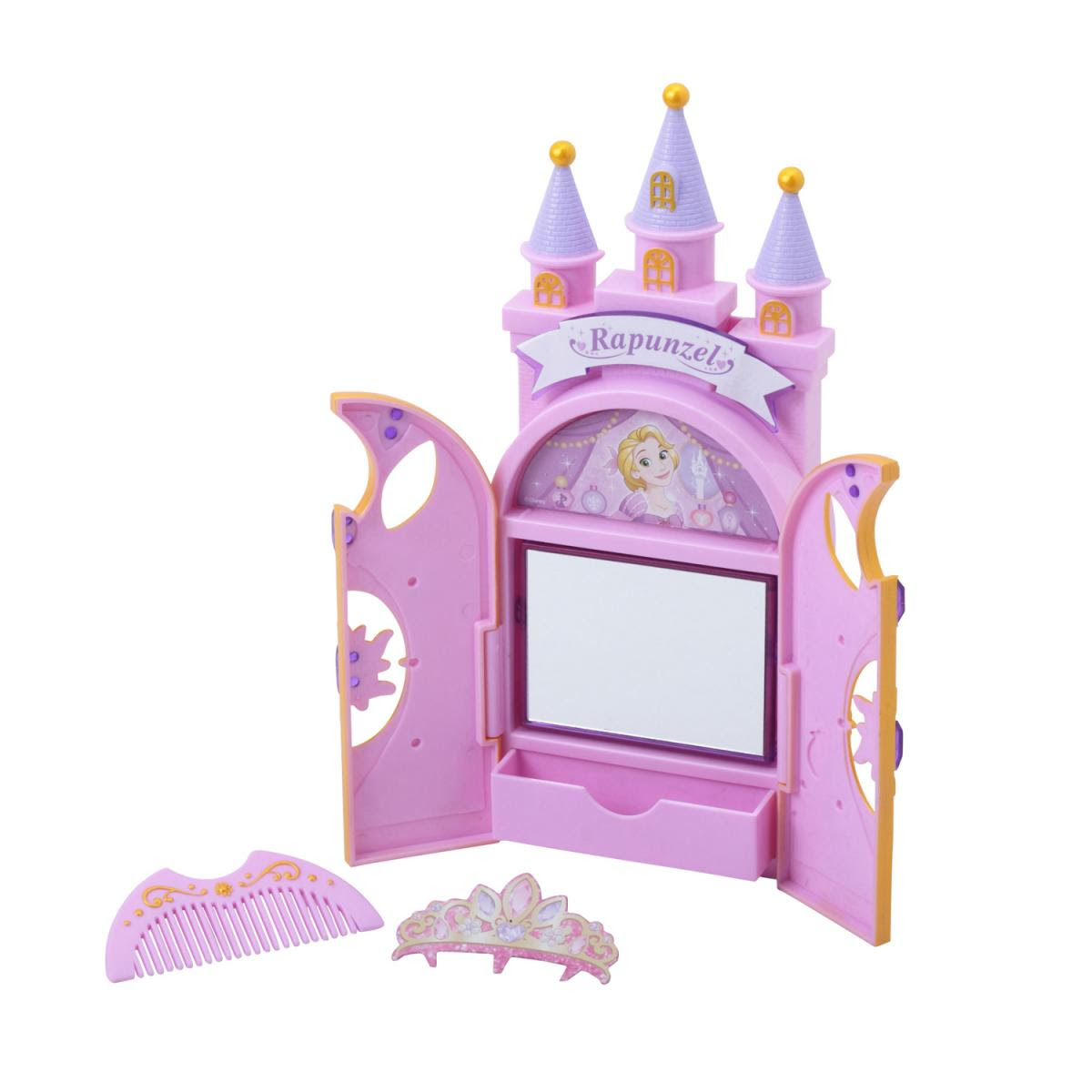 ディズニープリンセス キャッスルミニドレッサー ラプンツェル マルカ