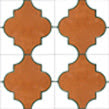Colonial Cement Tile in Relief