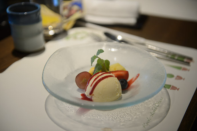 Dessert -- The Garden Okazaki -- Kyoto, Japan -- Copyright 2014 Jeffrey Friedl, http://regex.info/blog/ -- This photo is licensed to the public under the Creative Commons Attribution-NonCommercial 4.0 International License http://ift.tt/1faivrI (non-commercial use is freely allowed if proper attribution is given, including a link back to this page on http://regex.info/ when used online)