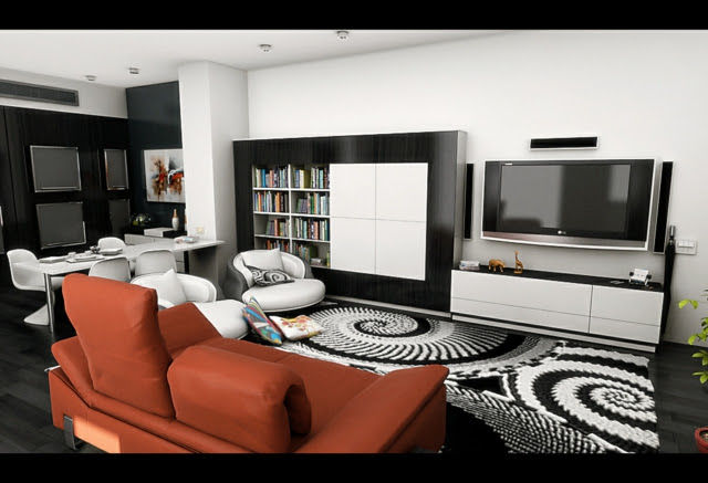 Idées décoration de salon moderne - design et minimaliste