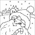 Coloring Pages Christmas Print - All you need is photoshop (or similar), a good photo, and a couple of minutes.