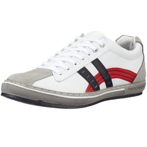 Skechers Men's Merric Briano Oxford White/Navy 61233  9 UK