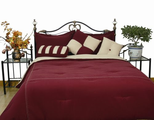 ... burgundy comforter set is a simple yet classy burgundy comforter set
