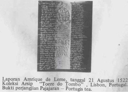 Bukti Perjanjian Pajajaran