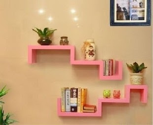 Wang Linyi rumah rak rak buku rak dinding rak kreatif 