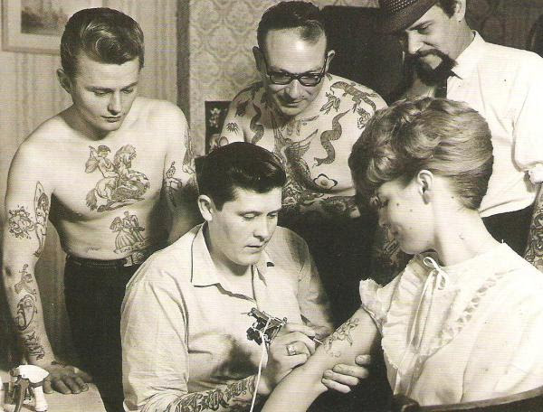 tattoo postcard ron ackers
