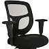 AmazonBasics Mesh Fabric Executive Mid-Back Chair, Black