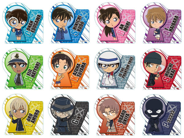 どのグッズを選ぶ 同じイラストが採用された名探偵コナンの缶バッジ 缶ミラー タオル缶バッジ アクリルバッジが登場です しゃべあに
