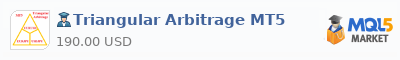 Buy Triangular Arbitrage MT5 Expert Advisor in the store selling algo trading systems