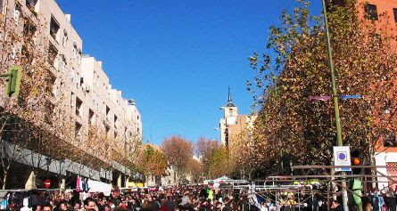Ribera de Curtidores en Madrid