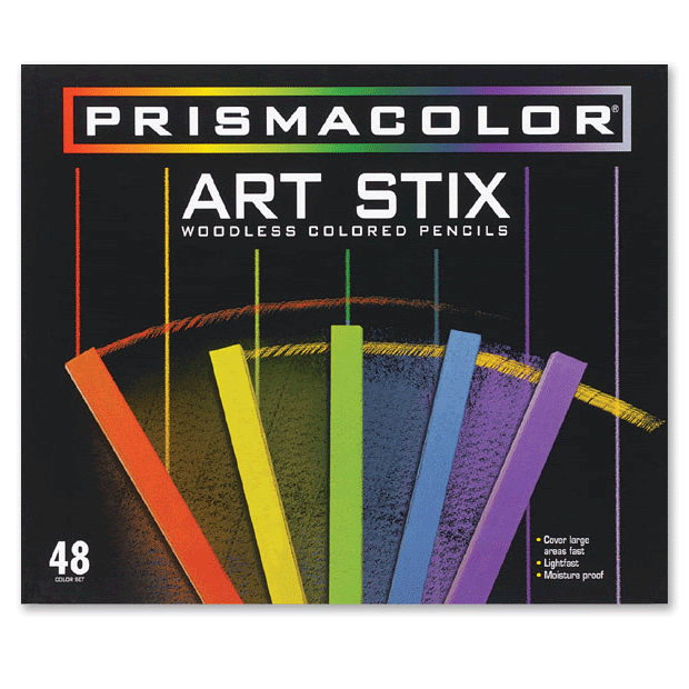 プリズマカラー アートスティックス Art Stix セットのパッケージデザイン Art Arts 画材の紹介
