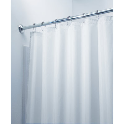 Extra Long White Shower Curtain | Wayfair