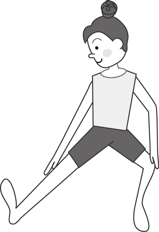 ストレッチのイラスト 無料イラスト フリー素材