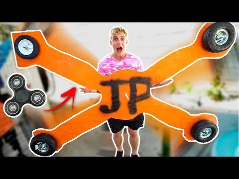 WORLDS BIGGEST FIDGET SPINNER (INSANE SPINNING)
