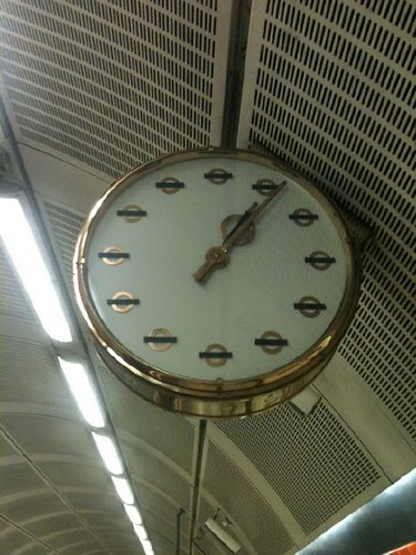 Bethnal Green Tube clock by JazCummins