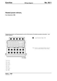 manual to electric wing mirrors  VW T4 Forum  VW T5 Forum