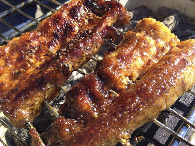 天然うなぎ 焼き方 捌き方七輪レシピ 魚 タコ イカの七輪レシピ 七輪で作る エコなアウトドアレシピ