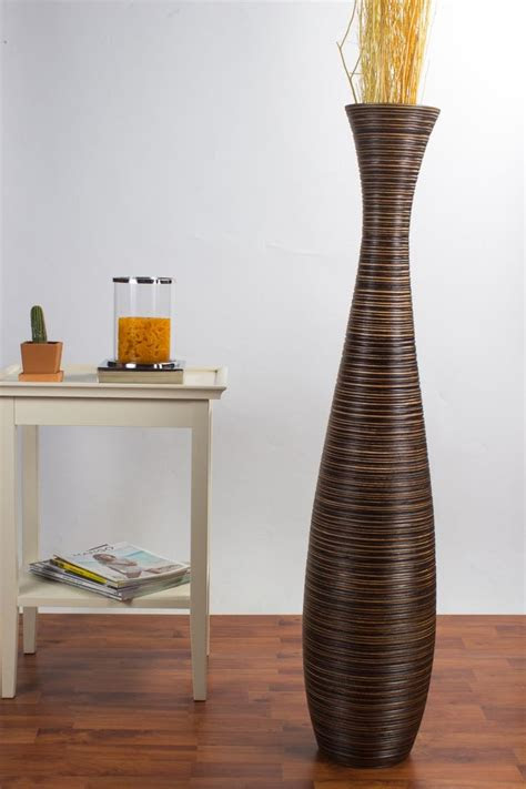 Get inspired with these hgtv photos to add artistic flair to any room. Tall Floor Vase 44 inches, Wood, Brown. Unique and